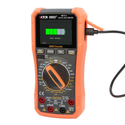 VICTOR 890Cデジタルマルチメーター TFT画面 6000カウントディスプレイ