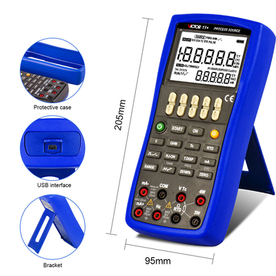 VICTOR 11+ プロセス信号 ソース 手持ちの校正器 プロセス校正器 マルチメーター デジタル校正器
