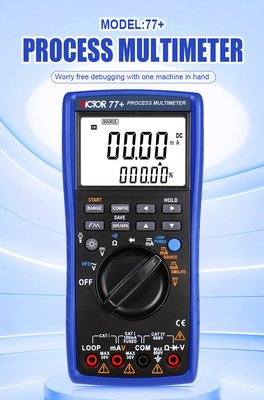 20mA 信号出力 24V ビクター 77+ プロセスメーター 2 イン 1 デジタルマルチメーター