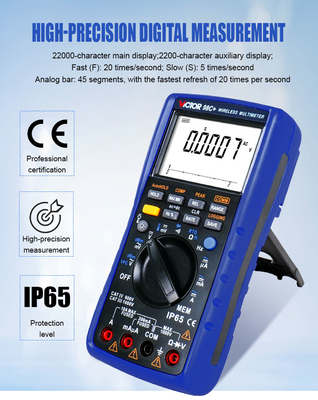 VICTOR 98C+ ワイヤレス デジタル マルチメーター 22000 カウント 自動 範囲 マルチメーター
