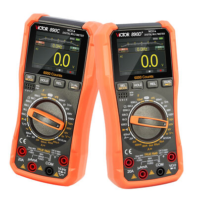 VICTOR 890D+ デジタルマルチメーター TFT スクリーン 6000 カウント表示